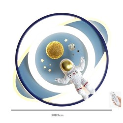 LED Ceiling Lamps Bedroom Ceiling Lamps Astronaut Children's Lamp With Remote Control Chandelier light