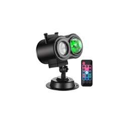 16 Patterns Rotating Snowflake LED Projector Christmas Spotlight, Christmas Projector,  Waterproof Outdoor Landscape Lights